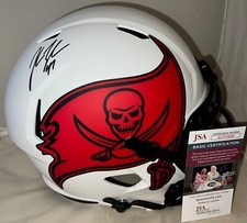 John Lynch signed Tampa Bay Buccaneers Lunar Eclipse Full Size helmet JSA