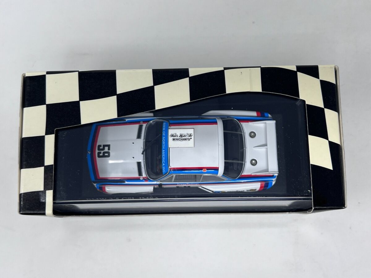 1/43 Minichamps BMW 3.5 CSL IMSA #59 Winner 24h Daytona 1976 1/43 Minichamps BMW 3.5 CSL IMSA #59 Winner 24h Daytona 1976