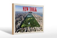 Holzschild Reise 30X20 Cm New York Usa Central Park Deko Schild Wooden Sign