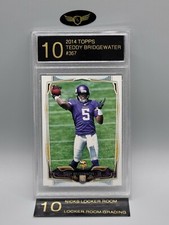 2014 Topps Minnesota Vikings TEDDY BRIDGEWATER #367 rookie RC mint card LRG 10. rookie card picture