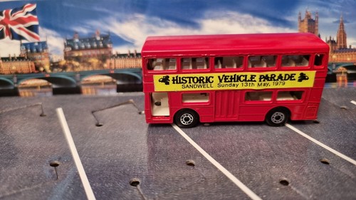 MATCHBOX MB17 LONDONER AUTOBÚS SANDWELL VEHÍCULO DESFILE sin embalaje - Imagen 3 de 9