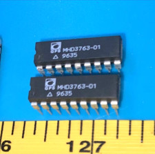 Lot of 2) MediaTek MHD3763-01  --  DIP-18 GPS Receiver Semiconductor