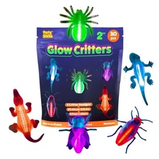 Glow Critters and Halloween Trick or Treat Glow Skeletons and Pumpkins - Glow...