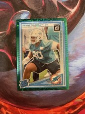 2025 Optic #216 Kenneth Grant Teal Velocity Color Match 💥 Rated Rookie SP RC