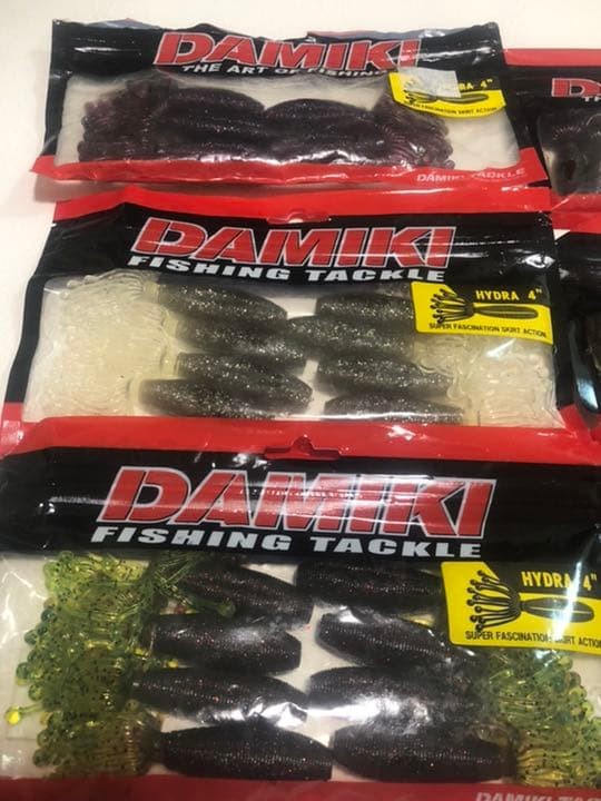, rare Damiki Japan Hydra, Gary Yamamoto Fat Ika - Image 2