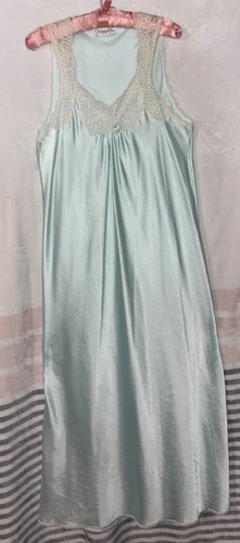 Camicia da notte vintage CHRISTIAN DIOR pizzo Peignoir abito slip lingerie taglia L