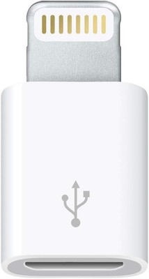 APPLE LIGHTNING TO MICRO USB ADAPTER - WHITE
