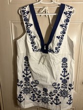 Anthropologie Women’s Dress NWT Large Summer Girlycore Teaparty dress 