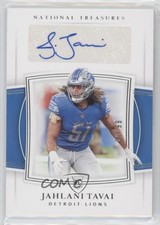 2019 Panini National Treasures Rookie Signatures 10/99 Jahlani Tavai Auto 0p5