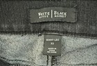 White House Black Market Skinny Fit Black Denim Jeans 5-Pocket Button Logo Women — photo 3