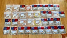 Lot of 35 Fiber Optic Patch Cables - ASSORTED LENGTH FS.COM / Tripp Lite