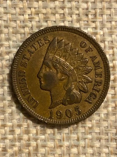 1905 Indian Head Cent / Penny XF Extremely Fine