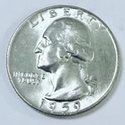 1959 D Washington Quarter 90% Silver UNCIRCULATED COIN FROM SET FREE SHIP #7536