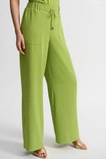 Joseph Ribkoff Woven Pull On Wide Leg Pants Size 8 UK 10 