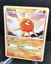 Solrock Pokemon TCG Triumphant Rare Holo Card #9/102