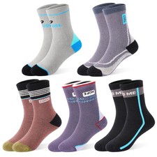 5 Pairs Boys Warm Kids Winter Socks Thermal Cozy Boot Thick Fits 112 Years