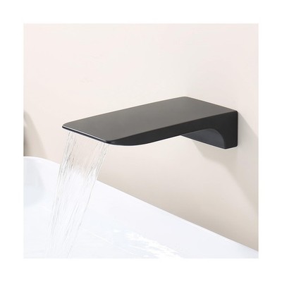 Waterfall Tub Spout Black Tub Spout for Bathtub Faucet SUS304 Stainless Steel...