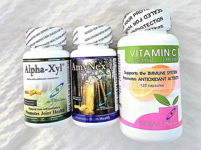 [Bundle] AmyNex-1 Alpha-Xyl Vitamin C | Brain Memory Joint Care Immunity Support