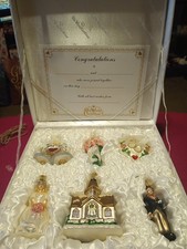 Old World Christmas Wedding Box Set Of Six Ornaments Bride Groom Church See Desc
