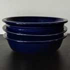 Fiesta Cobalt 7" Cereal Bowls, set of 3