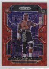 2022 Panini Prizm WWE Ruby Wave Prizm Solo Sikoa #114 17x6
