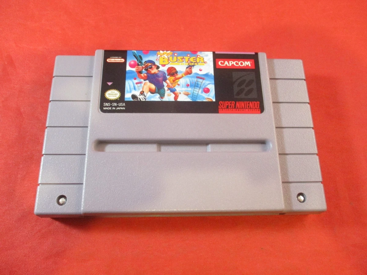 Jeu SNES SUPER BUSTER BROS – Version NTSC US, Cartouche Très Bon état, Authentique Et Testée