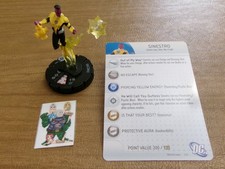  HeroClix DC FAST FORCES DC 75th Sinestro 003 with card 