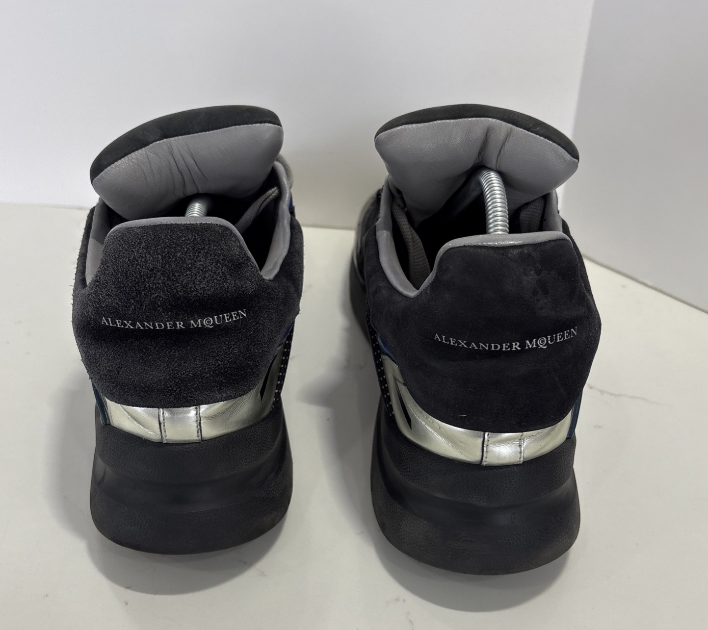 Alexander McQueen Suede Oversized Patchwork Shoes… - image 7