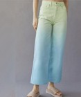 BDG Ombre Jeans Women's 25 Blue Green High Rise Wide Leg NWT — photo 1