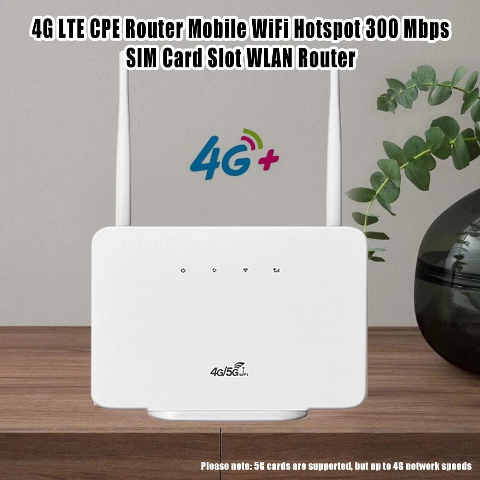 CPE106-E Wifi Router 4G/5G LTE Wireless WiFi 300Mbps  Router SIM Kartensteck//// - Bild 4 von 4