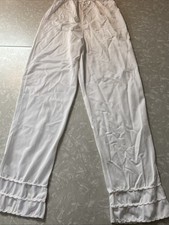 VTG 60s American Maid Ivory Nylon Bloomers Pettipants Trouser Slip Non-Cling 2XS
