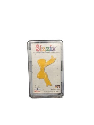 Sizzix Original Medium Yellow Die Cutter Bow 38-0153 With Case