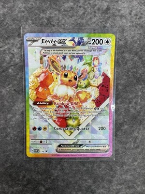 Eevee Ex 174 EX Full Art Promo Illustration S&V Prismatic Evolution SPC MINT