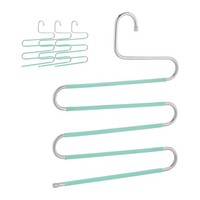 Mehrfach HosenbüGel Antirutsch KleiderbüGel 4Er Set HosenaufhäNgung Hosenhalter