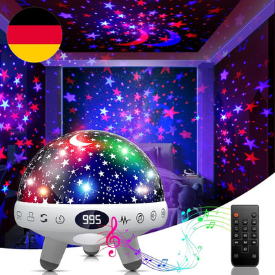 Nachtlicht Sternenhimmel Projektor Kinder Mit Fernbedienung,Timer,29 Musik.Nacht