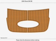 2000 Doral SE 250 DuraEVA Boat flooring