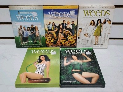 Weeds: Seasons 1, 2, 3, 4 & 5 (DVD Box Sets) w/Slipcovers, Pre-Owned *READ*
