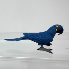 Safari Ltd Hyacinth Parrot Figure Blue Bird Macaw Zoo Animal Figurine 4