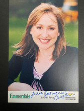 Charlotte Bellamy signed Emmerdale cast card