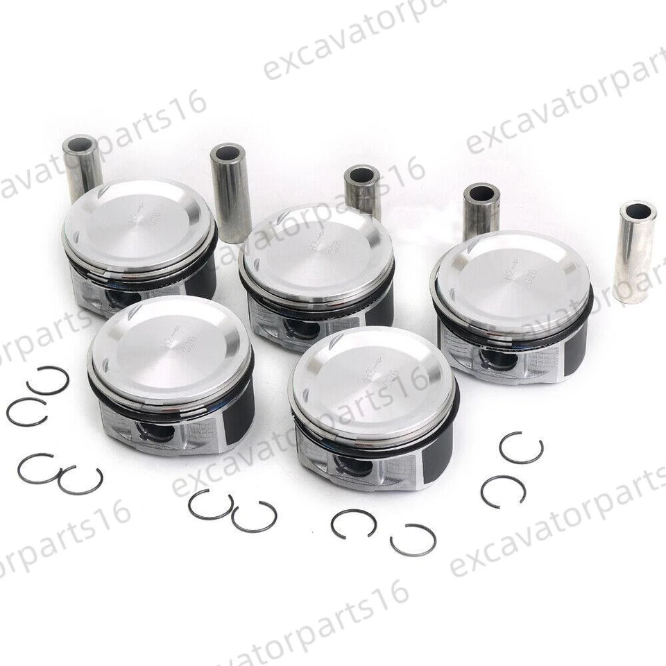 STD 5pcs Pistons Rings Set For Volvo C30 C70 XC90 S40 S60 S80 2.5 T5 L5 B5254T - Image 2 of 2