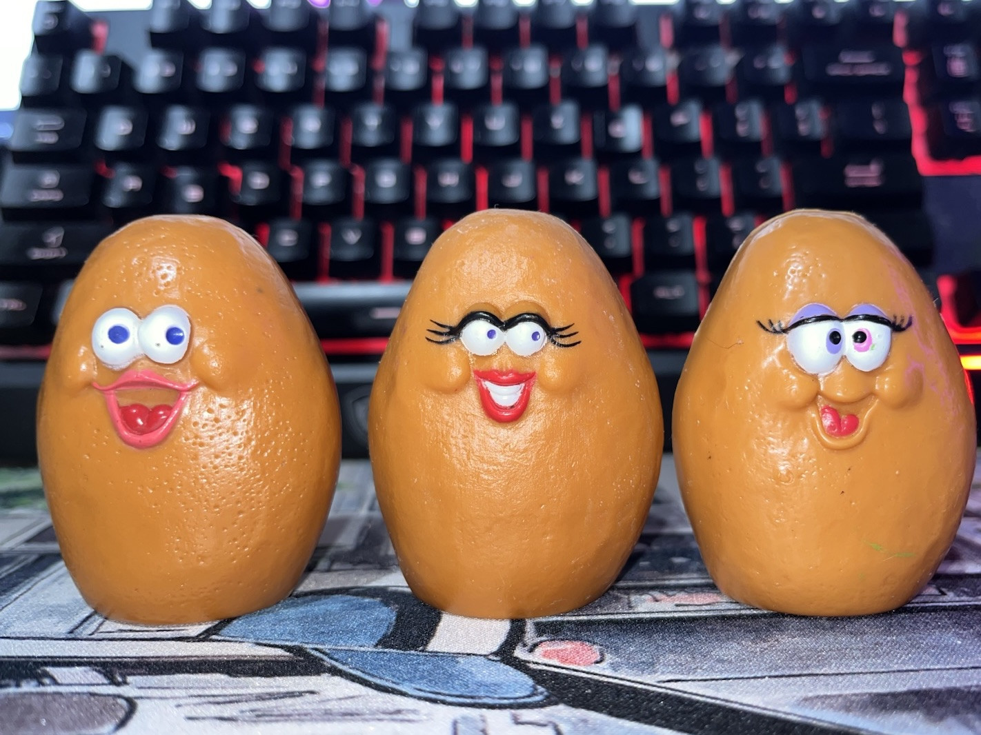 1992 McDonald’s Chicken McNugget Nugget Buddies Happy Meal Toy Figure No Costume