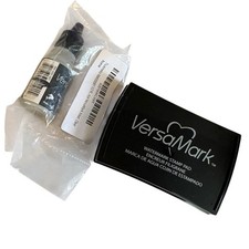 VersaMark Clear Pigment Inkpad Watermark Plus Refill Ink - Used Pad, New Refill