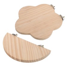 2 Pcs Parrot Perch Stand Hanging Bird Platforms Cage Accessories