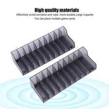 2 PCS Large Capacity Game Card Box Game CD Storage Stand Holder Bracket for PS4