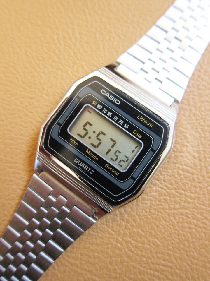 Reloj Digital CASIO 155 B817 S.S Unisex (HECHO EN JAPÓN) Foto 3 de 4