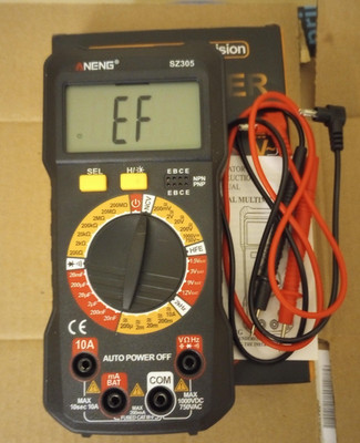 ANENG SZ305 Digital Multimeter Professional AC/DC Voltage Ammeter Capacitor hFE 