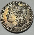 1896-O $1 Morgan Silver Dollar Nice AU Tough Date