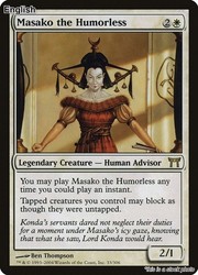 Masako the Humorless - Champions of Kamigawa (CHK) #33