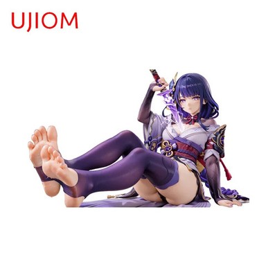 UJIOM Genshin Impact Raiden Shogun Feet Wall Stickers Alluring Game Waifu Sit 