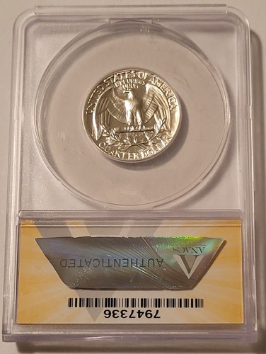 Washington 1955 Quarter Proof PF67 ANACS - Foto 2 di 2